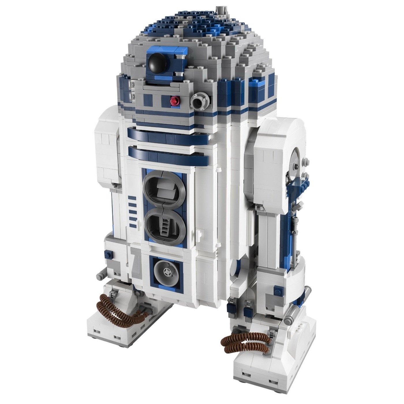 LEGO R2D2 model ready for scanning