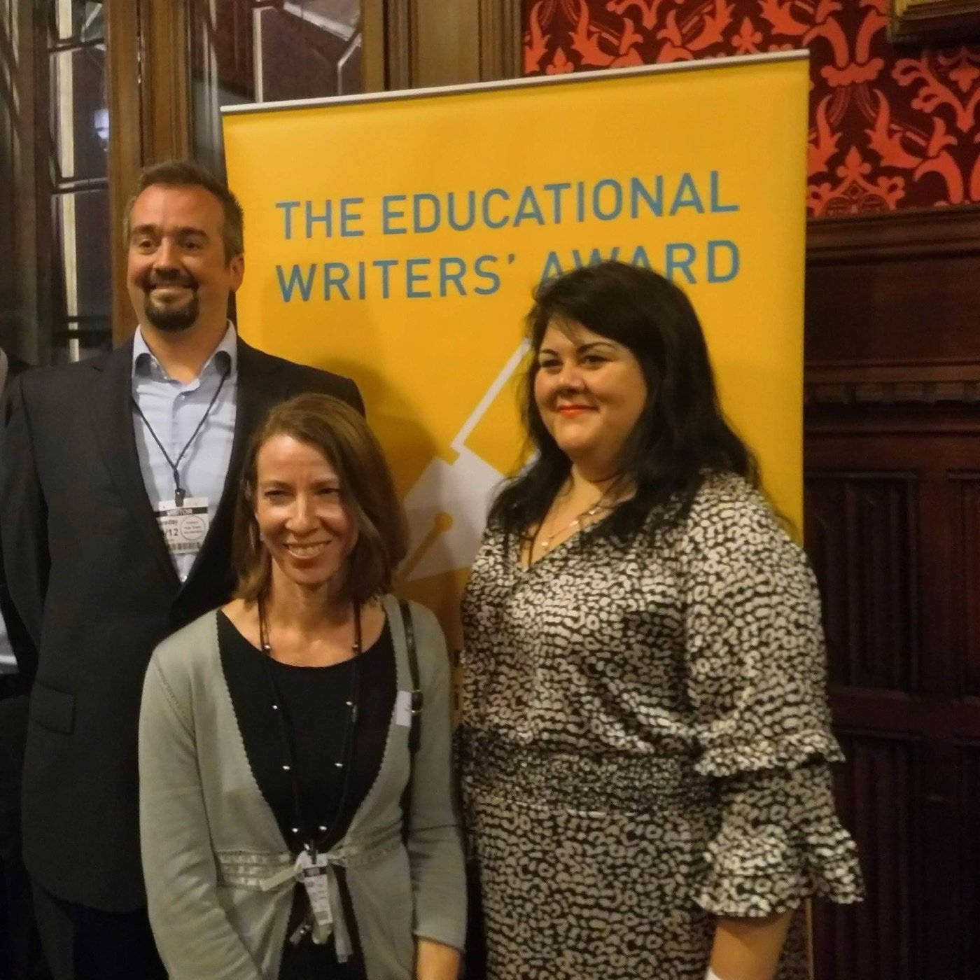 At the ALCS Educational Writers' Award ceremony in the House of Commons