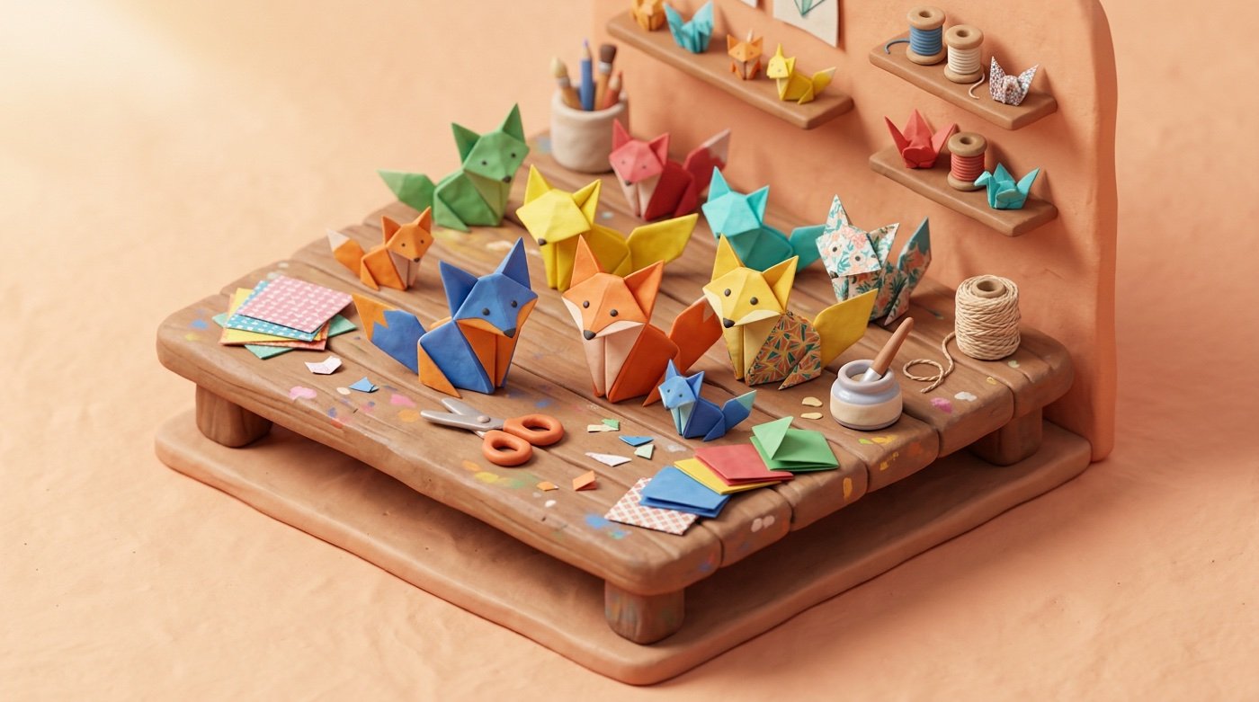 Origami Foxes