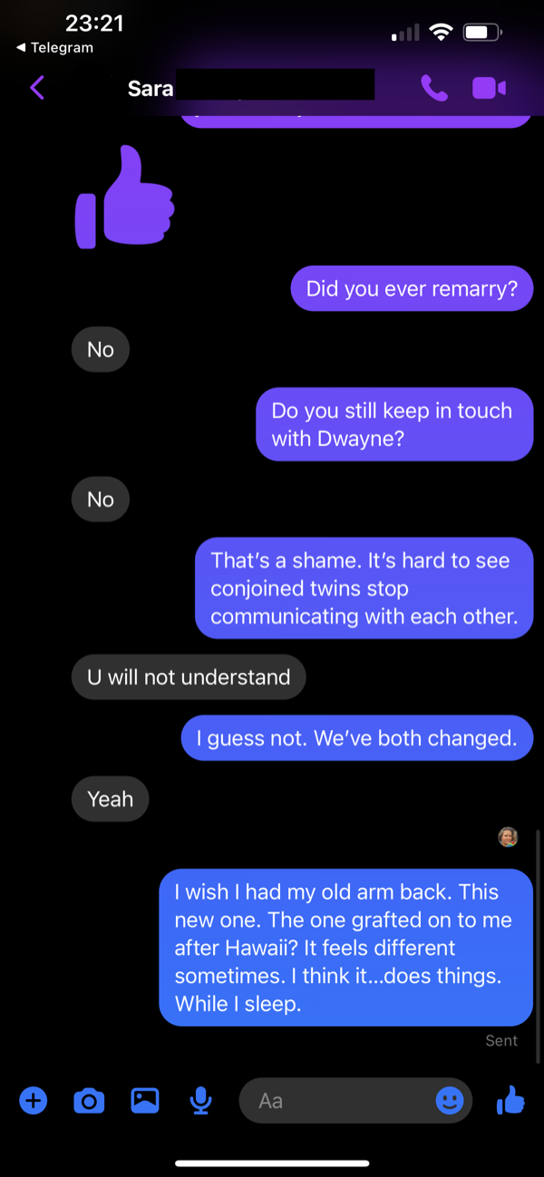 The conjoined twins question