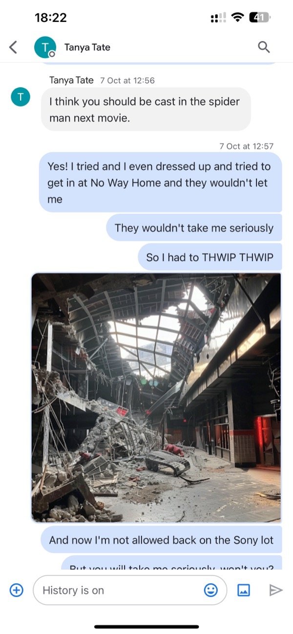 Google Maps reveals the "address" is a pizza restaurant