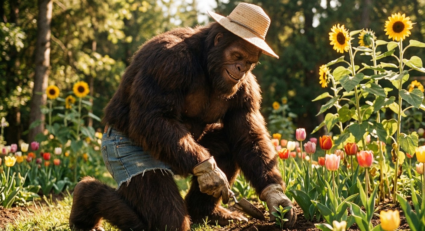 May: Gardening Squatch